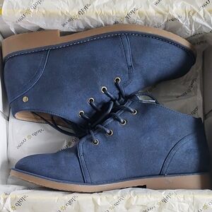 Stylish Blue Ankle Boots for Women